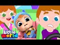 Let's Keep You Safe Baby John | No No Seat Belt! | Little World Kids Songs & Nursery Rhymes