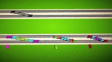 Minecraft Railroad Switch Curves Tutorial