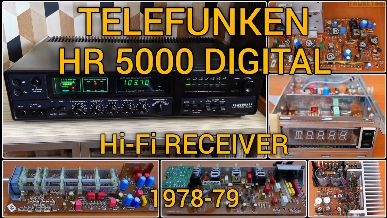 TELEFUNKEN HR 5000 DIGITAL Hi-Fi receiver inside (1978-79) - YouTube