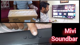 இ‌வ்வளவு  கம்மியான price la sound bar ஆ!!#Mivi soundbar #soundbar