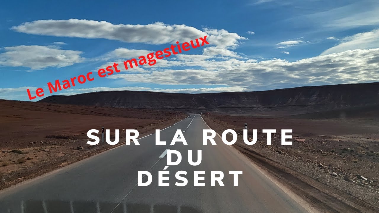 ⁣Sur la route du Sahara