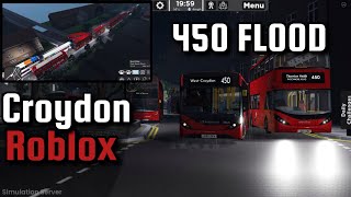 Croydon Roblox: 450 route flooded *POV drive*