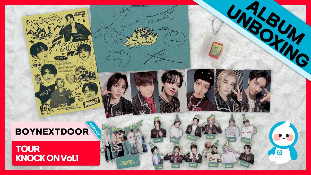 4K UNBOXING] BOYNEXTDOOR - TOUR 'KNOCK ON VOL.1' - YouTube