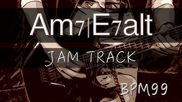 5 -1 Jam Backing Track (Am7 E7alt) - E Altered Scale Practice