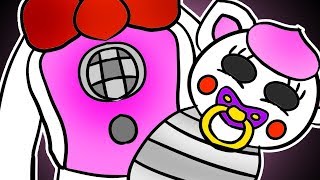 Minecraft Fnaf: Funtime Foxy Has A Baby (Minecraft Roleplay)