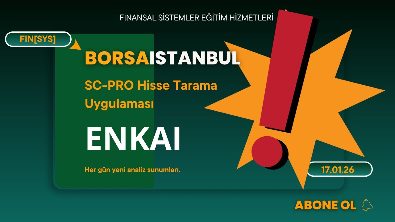 Enkai Hisse Analizi  |  ScPro Hisse Tarama Uygulaması
