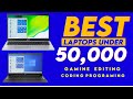 Top 5 Best Laptop Under 50,000 | Budget Laptops With SSD, HDD, Gaming, Editing, etc.
