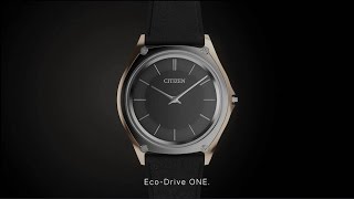 Eco-Drive One : Behind the product.