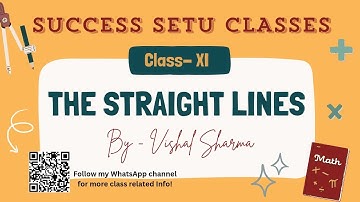 Straight Line -02 | Class 11 |Coordinate Geometry | For JEE and Boards | Vishal Sharma |Success Setu