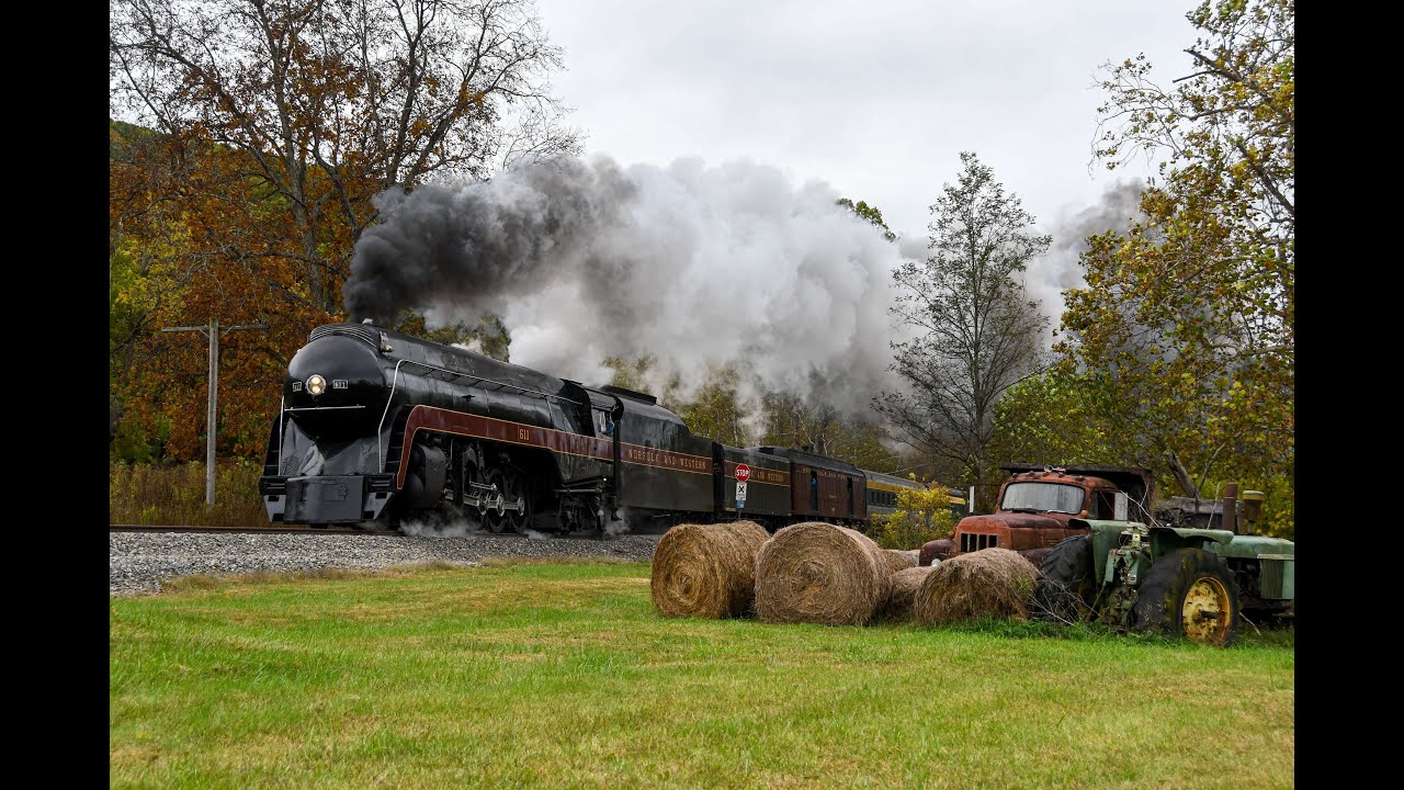 N&W 611: Mainline Steam in Central Virginia! 10/12/2025