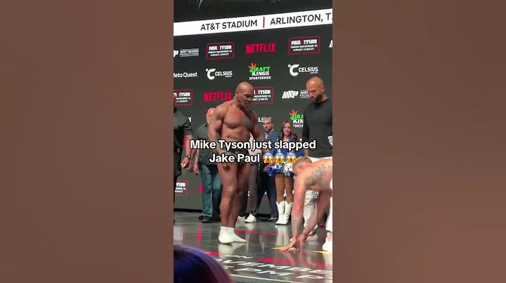 Mike Tyson just slapped Jake Paul #shorts