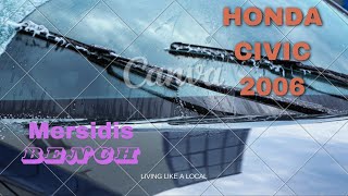 Honda Civic 2006 Wiper Blade Replacement with written instruction