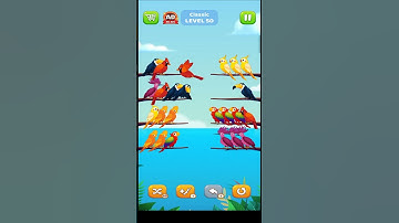 Bird Sort Puzzle l Classic Level 50 l Bird Sort Color Puzzle l Bird Sort Puzzle Challenge