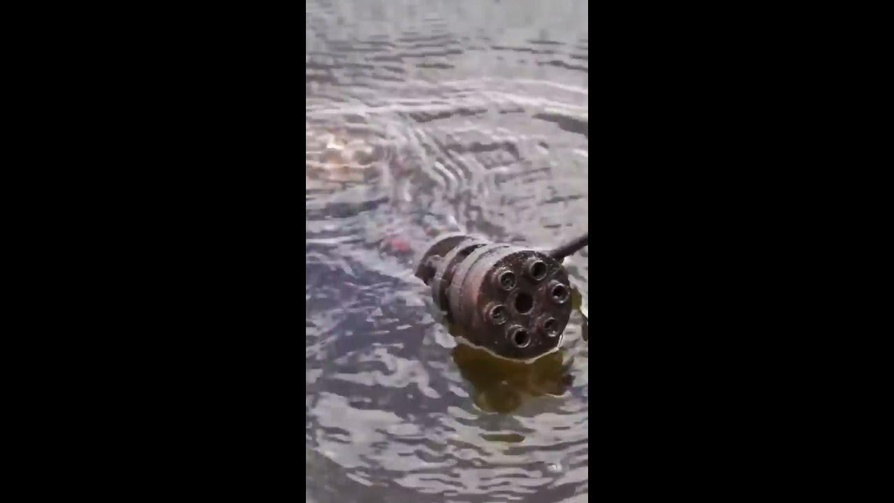 We Found A Minigun Underwater While Magnetic Fishing Magnet Magnetfishing