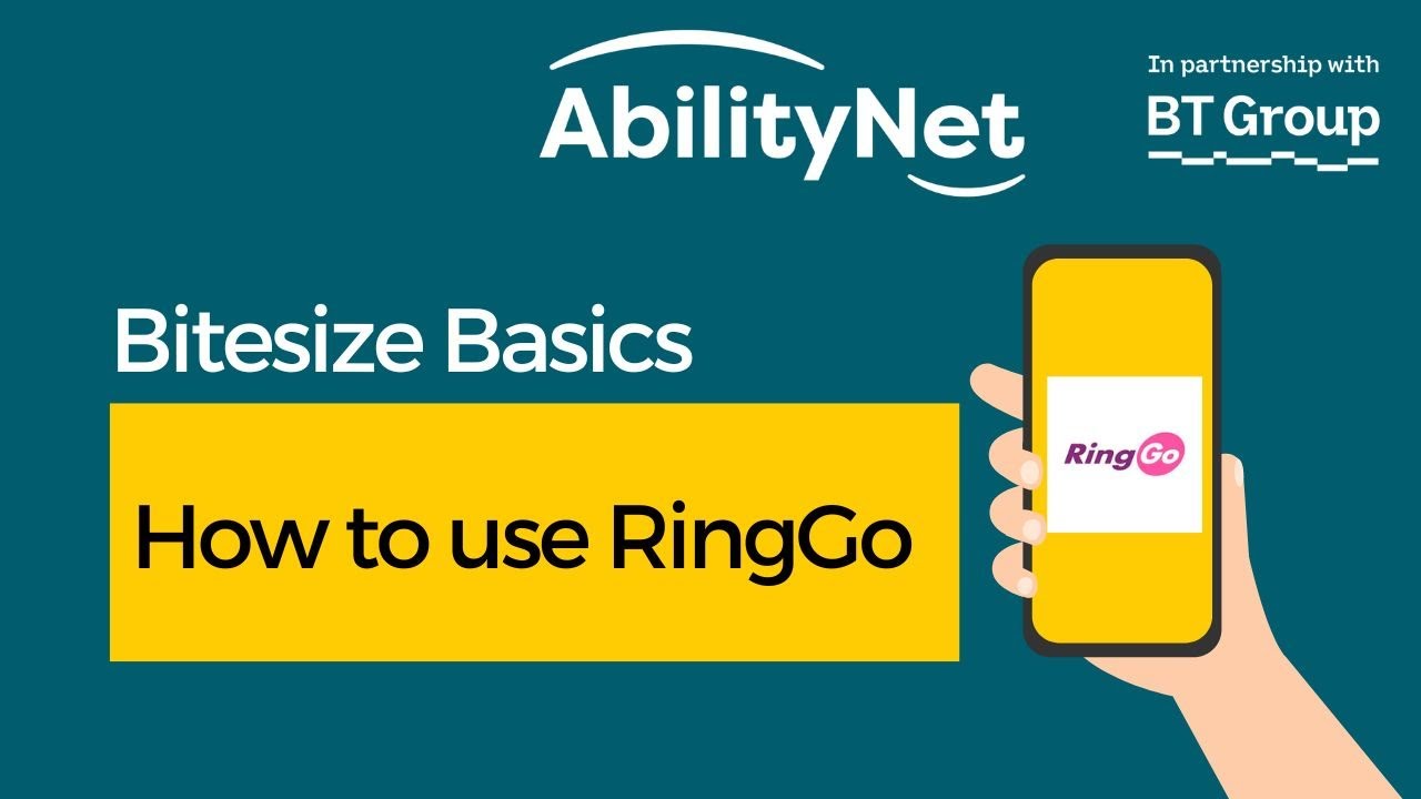 BiteSize Basics Digital Sessions for Seniors How to use RingGo YouTube