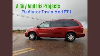Chrysler Town And Country Radiator Drain And Fill Dodge Caravan Radiator Drain And Fill