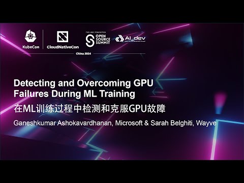 Detecting & Overcoming GPU Failures During ML Training- Ganeshkumar Ashokavardhanan & Sarah Belghiti Episode cover
