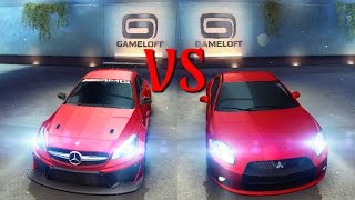 Ashalt 8 - Mercedes-Benz CLA 45 AMG Racing Series||VS||Mitsubishi Eclipse