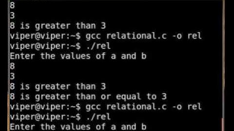 10  Relational Operators  ( spoken tutorial )( IIT Bombay ) Tamil