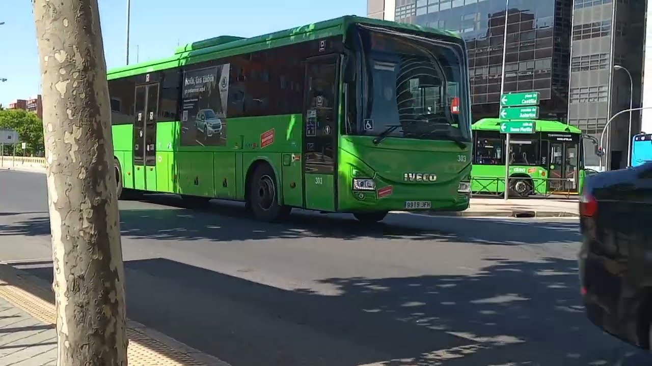 Autobuses por Paseo de la Castellana-Cuatro Torres