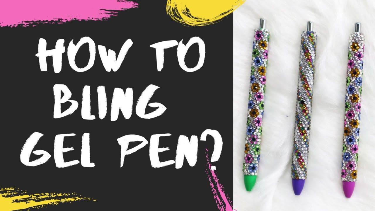 Template to make Bling Pens with Ink Joy Gel Pens - Bling Your