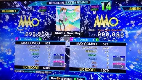 [DDR A20+] Start a New Day (ESP-15) 999,890 PFC