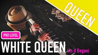 WHITE QUEEN (As It Began) - QUEEN | W/PIANO SHEETS (Advanced Piano Cover) 🔴 #PIANOSHEETS #PIANOSCORE