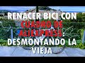 Renacer bici carretera con cuadro de AliExpress: desmontando la vieja