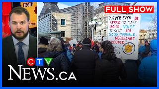 Anti-Trump protesters gather outside U.S. Embassy | CTV News Ottawa at Six for Sat, March 28, 2026 screenshot 5