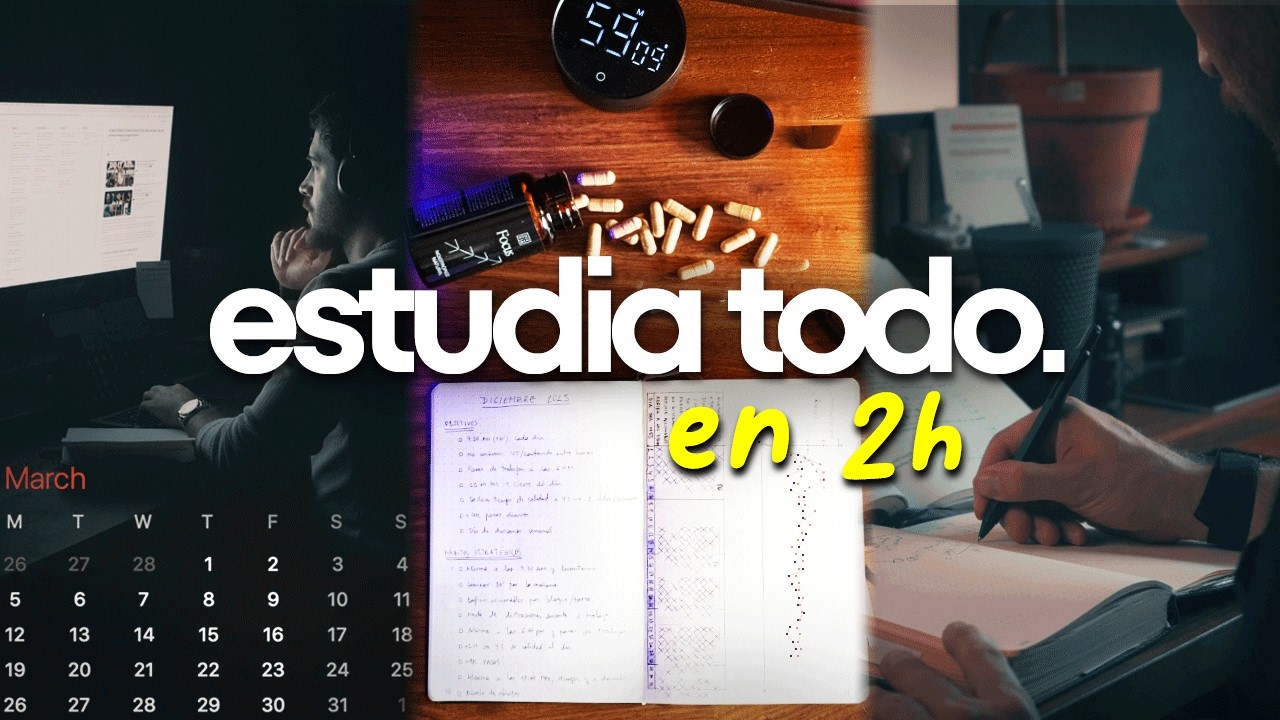 Cómo ESTUDIAR DESPUÉS de CLASE estando CANSADO (en 7 minutos)