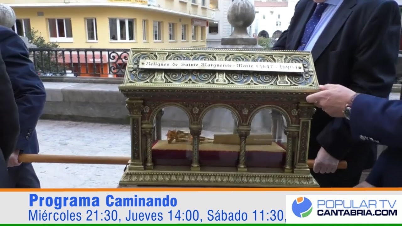 Sagrado Corazón de Jesús visita de las reliquias a Santander de Santa Margarita de Alacoque