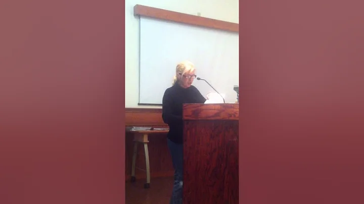 Sandra Downs at Key West Tree Commission 2.13.2012