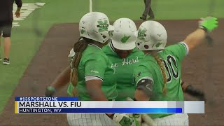 Marshall softball sweeps FIU