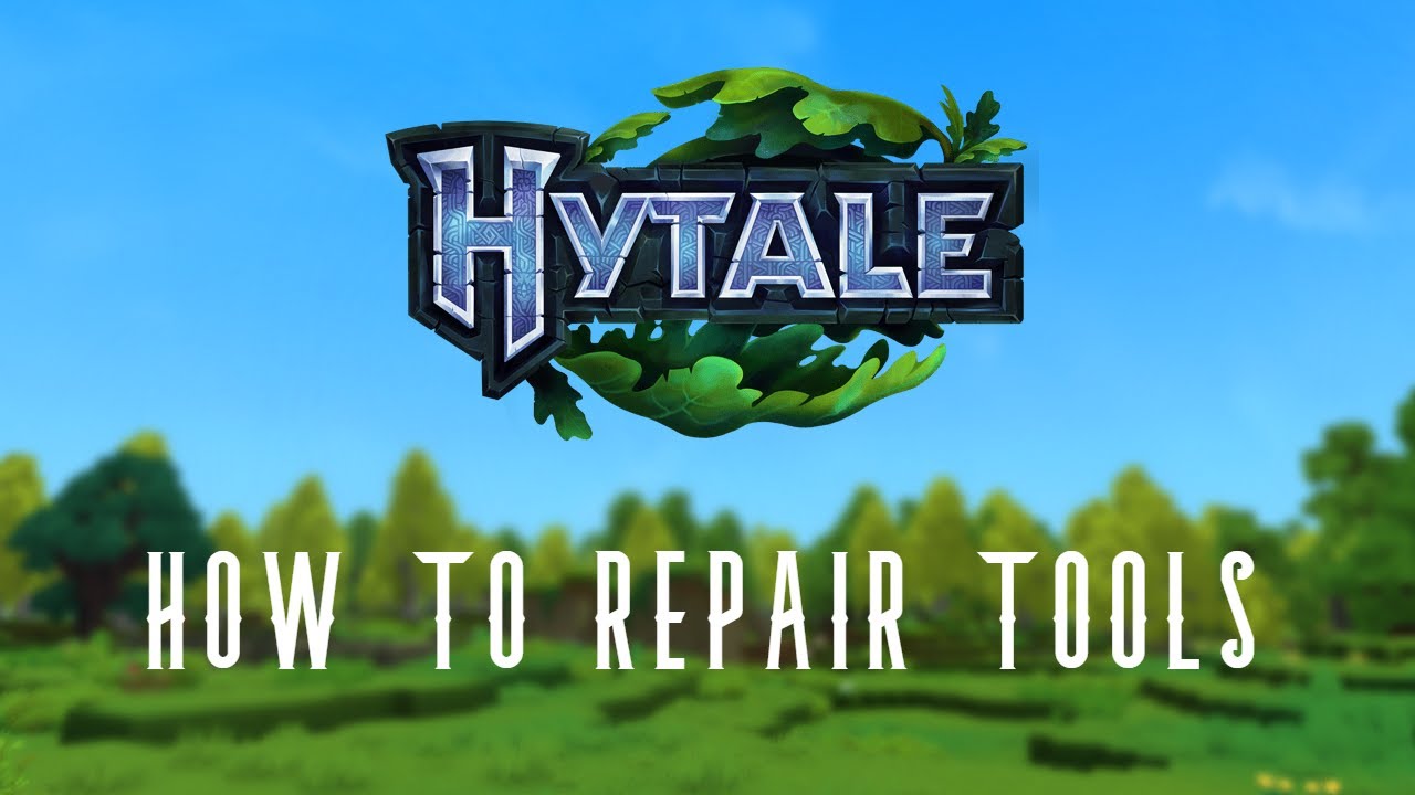 Hytale - How to repair tools (Tutorial)