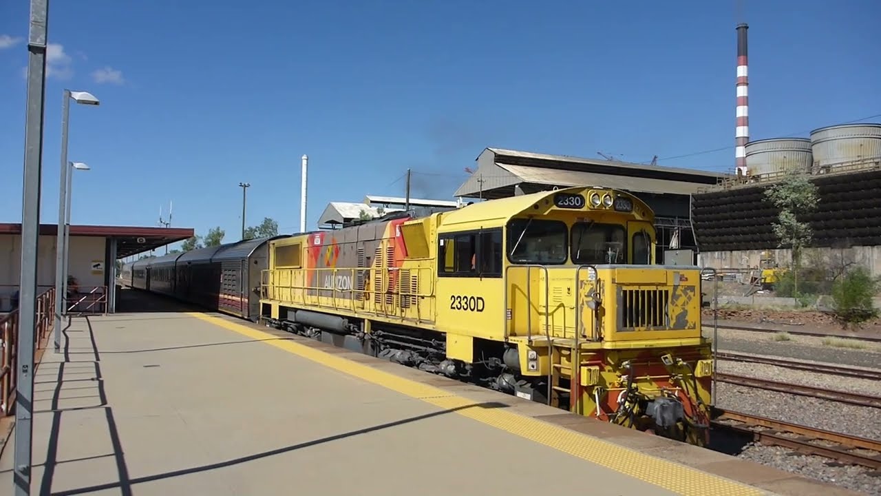 The Inlander Train at Mount Isa.