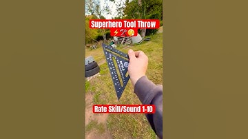 Rate 1-10 Superhero TOOL Throw! #shorts #rate #superhero #tools #skills #aura #satisfying #marvel