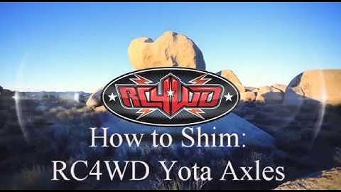 How to Shim Yota Axles | Tech Tips | RC4WD Garage Series
