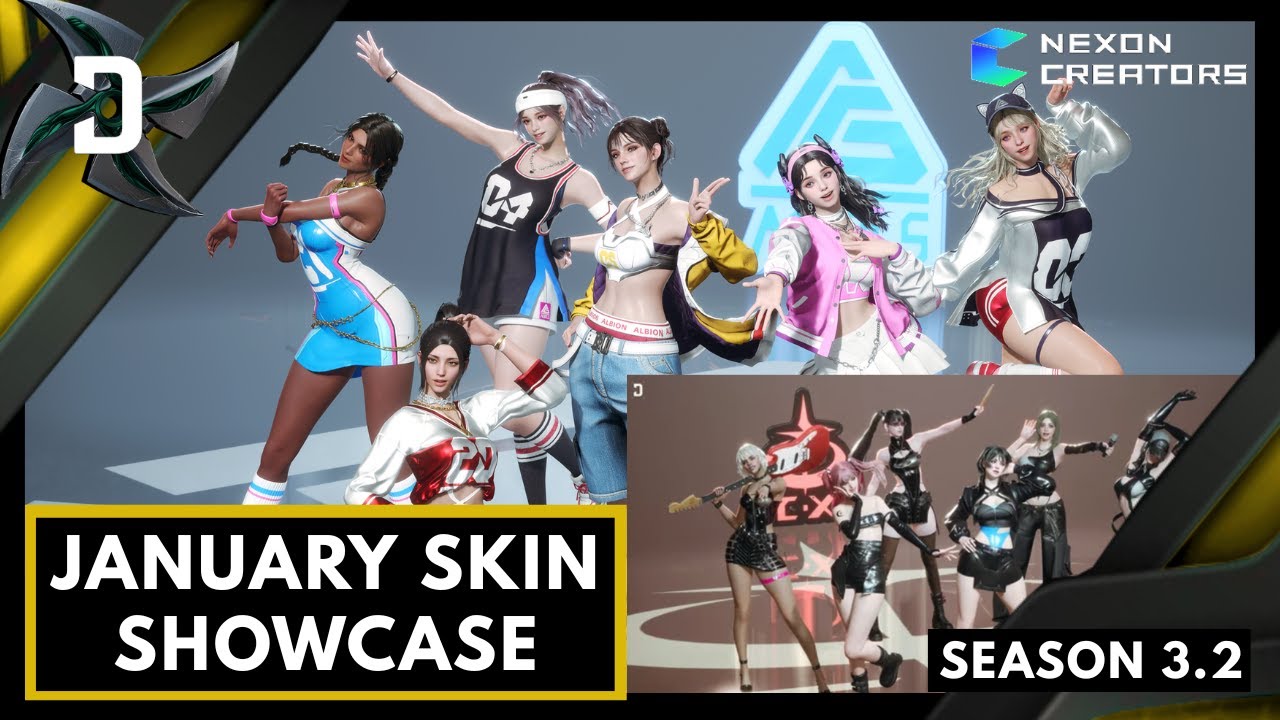January Skins Showcase - Season 3 - The First Descendant - 3rd Person RPG Shooter - PS5 2026