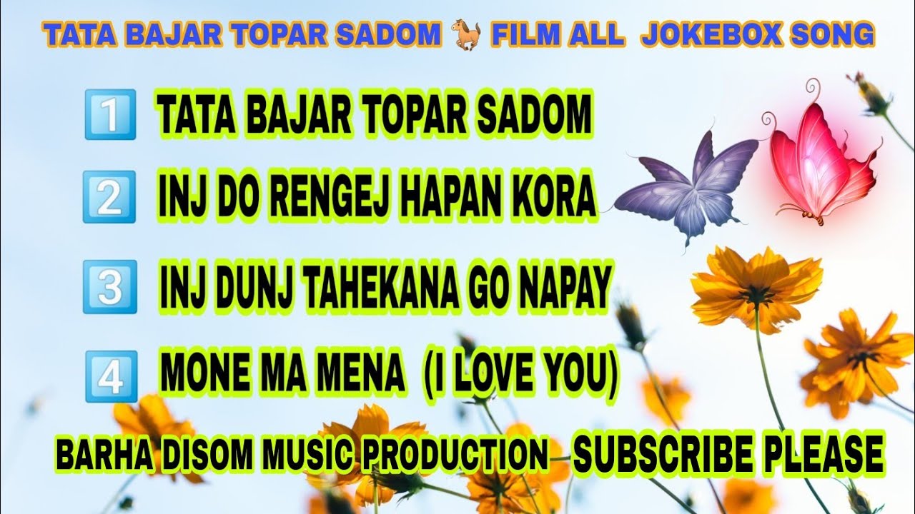 New Collection Tata Bajar Topar Sadom all old audio Santali Jokebox Song  2022 300p