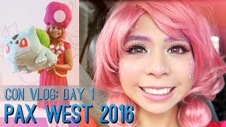 PAX West 2016 Day 1 - Convention Vlog || shainadilla