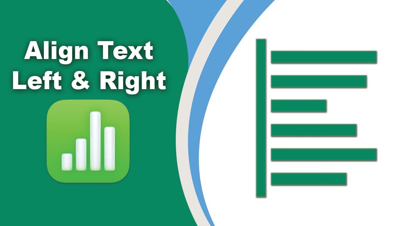 How to align text left and right in Apple Numbers (Spreadsheet) on Mac ...