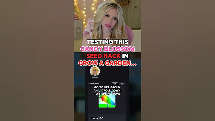 TESTING “CANDY BLOSSOM” SEED HACK in GROW A GARDEN on ROBLOX… 🌱