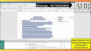 SIMnet Word Guided Project 3-1 Chapter 3 Online Learning Plan SPCCD