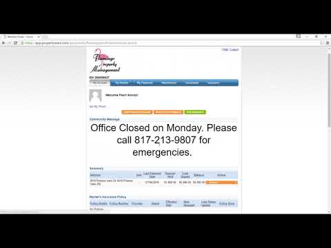 PMI Integrity Properties TENANT PORTAL VIDEO (Propertyware)