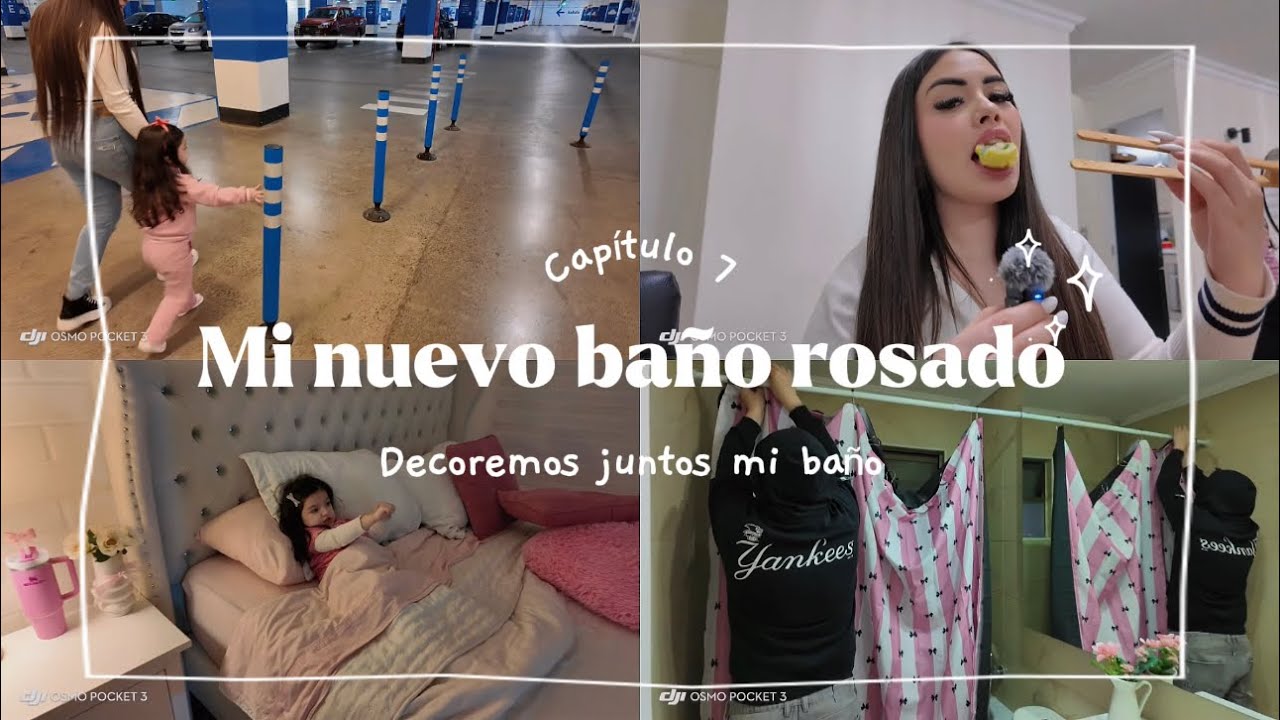DECORANDO MI BAÑO ROSADO IKEA| SUSHI Y MÁS 🩷✨
