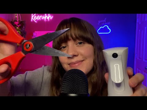 ASMR Fastest 3 Minute Haircut (snip snip + shave)