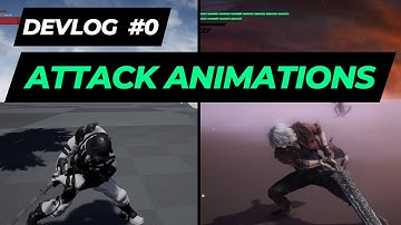 I Made Some Attack Animations For My Game (DMC style) | Devlog #0 - Unreal Engine Hack and Slash
