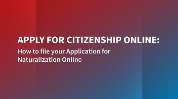 Apply for Citizenship Online: How to File Your Application for Naturalization Online