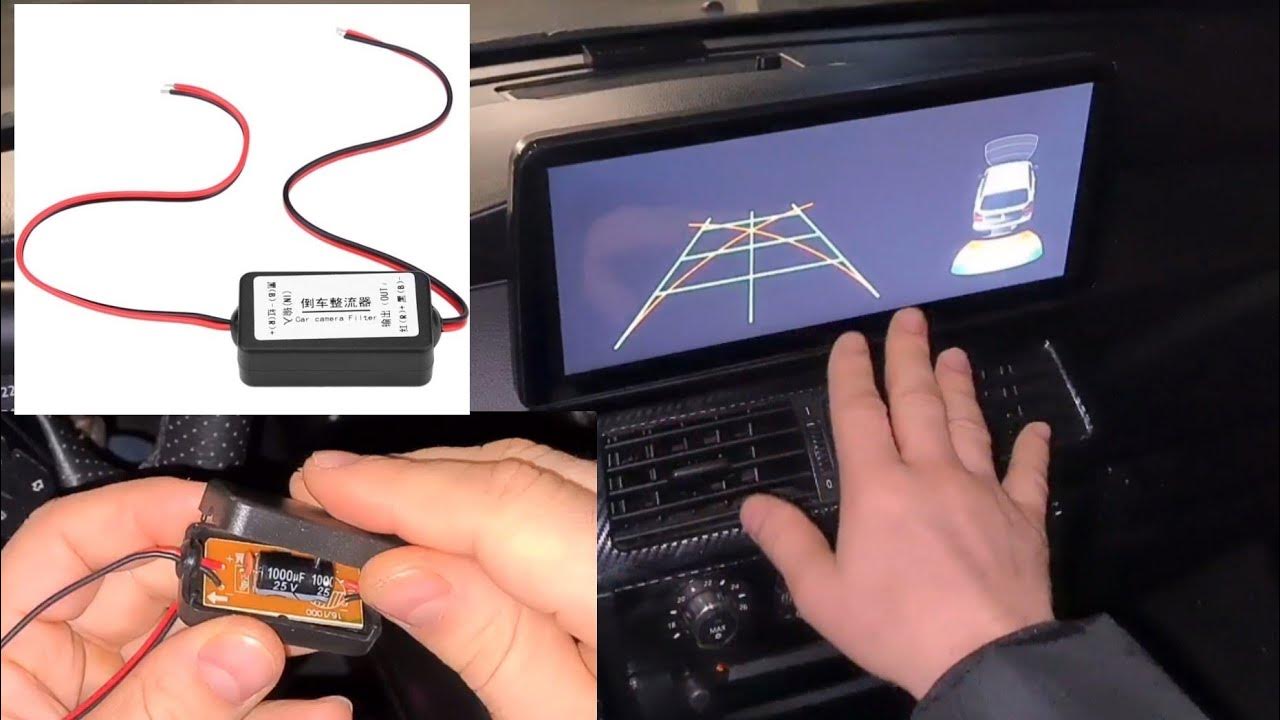 Android Auto Kamera zeigt kein Bild an. Reparatur Lösung Rückfahrkamera 1224v Strom Filter
