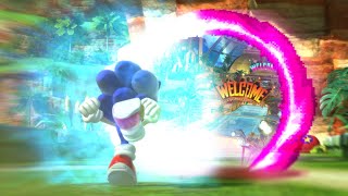 if Sonic Boost, he switch into another game.